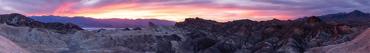 Milky Way rising over Death Valley after moonset